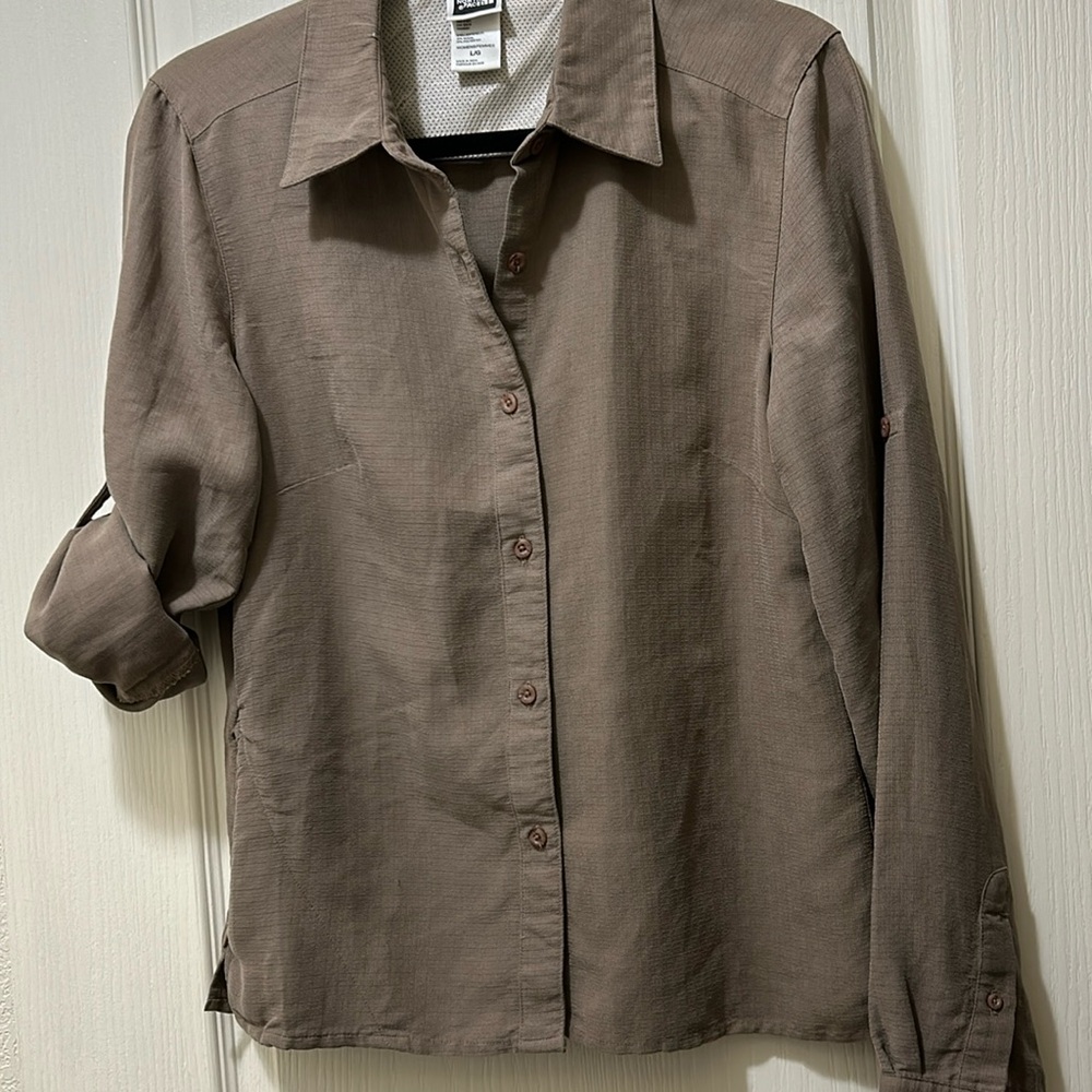 North face blouse Sz Large